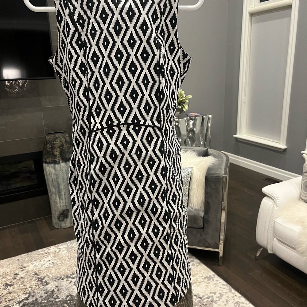 🖤🏝Calypso vacation day dress size large 🖤black and white cute! 🖤🏝